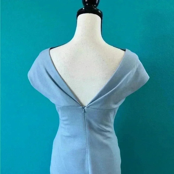 Max Mara blue wool shift dress in size 4 - Picture 4 of 7